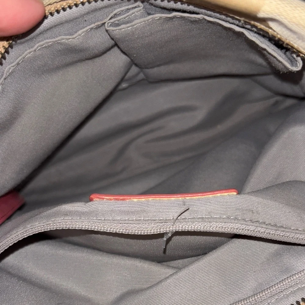 Coach Beige and pink Crossbody Bag